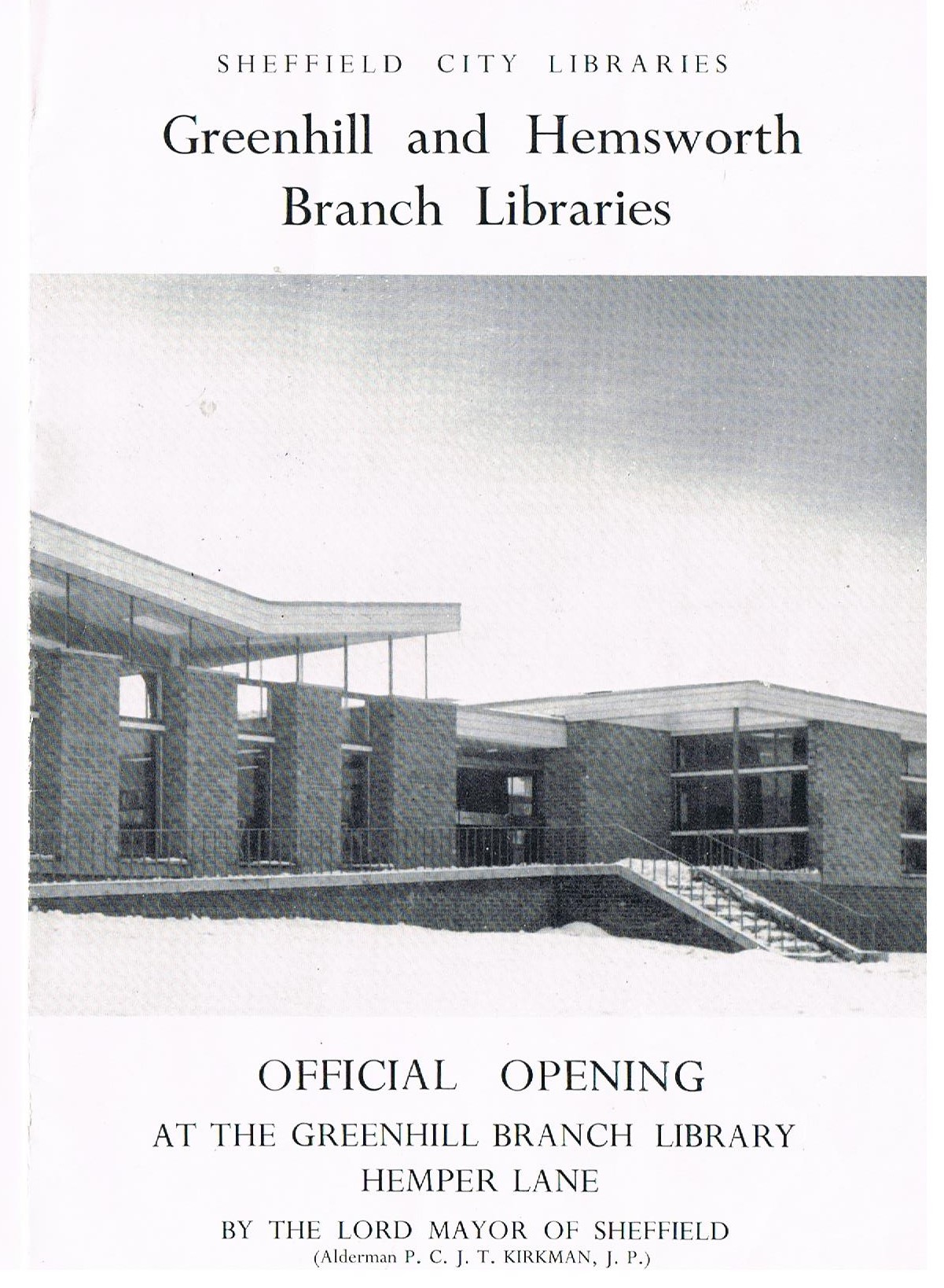Sixty Years on – Greenhill Community Library