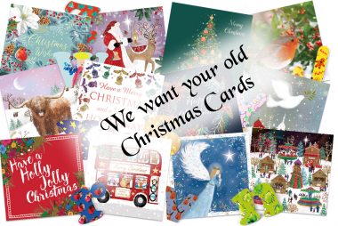 Recycle your old Christmas Cards