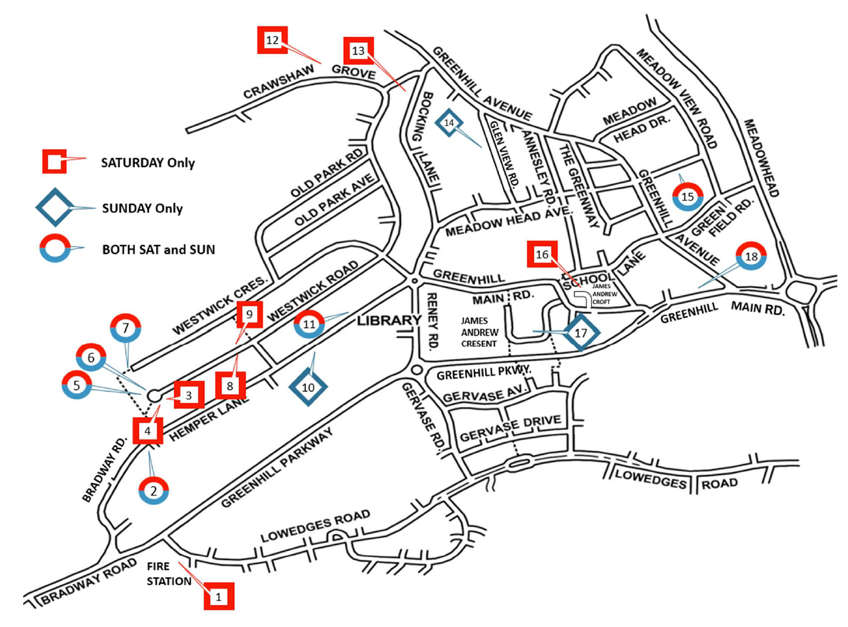 Open Gardens Map 2025